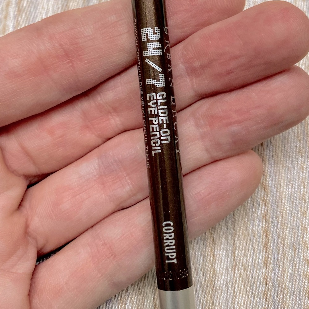 Urban Decay eyeliner pencil, shade “Corrupt.”
